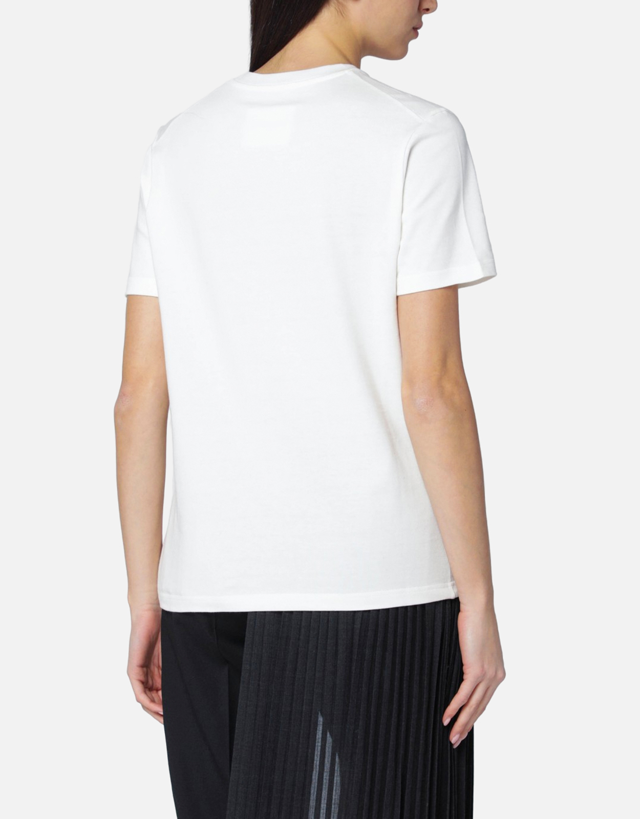 Jil Sander ホワイトロゴプリントコットンTシャツ (トップス) IFCHIC.COM