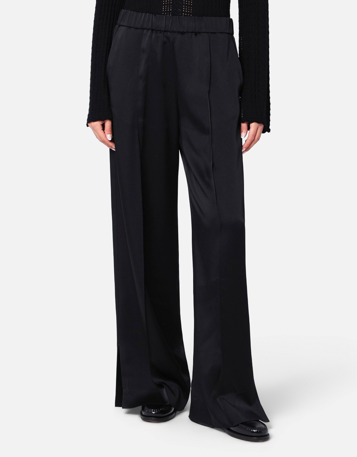 Jil Sander Satin Relaxed Fit Palazzo Pants -