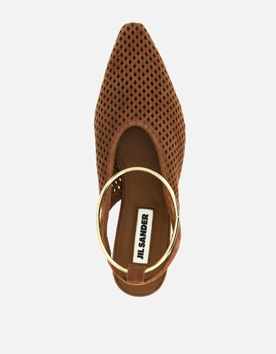 Jil Sander フラットスリングバックシューズ | Slingbacks 新作