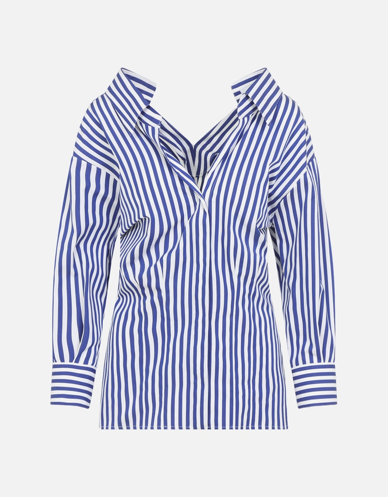 Givenchy スラッシュストライプコットンポプリンシャツ (すべての新品