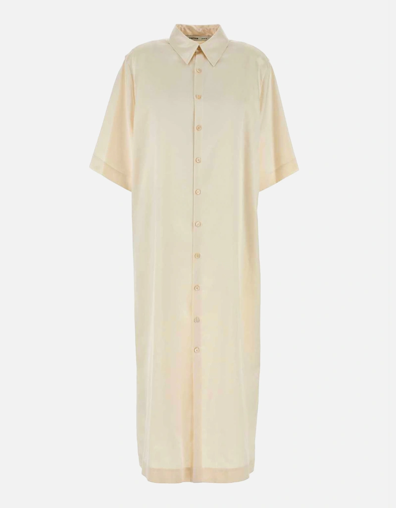 carven silk dress Carven Open-back Silk Midi Dress