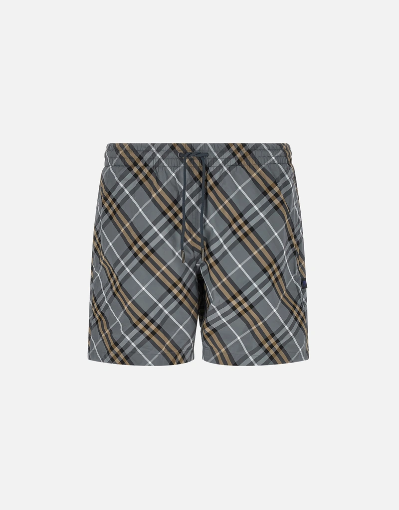 Burberry メンズプリントナイロンスイミングショーツ (すべての新品