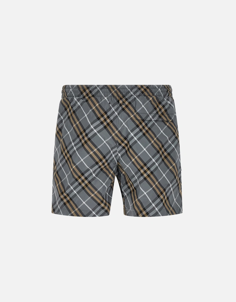 BURBERRY メンズ スイムショーツ S Burberry メンズプリントナイロンスイミングショーツ (すべての新品