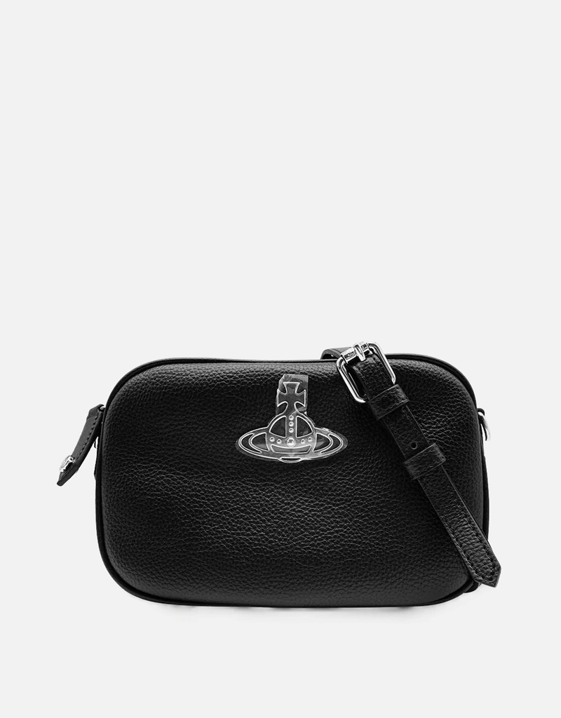 Vivienne Westwood レザー ショルダーバッグ カメラバッグ Vivienne Westwood Anna レザー Logo 斜め掛けカメラバッグ () IFCHIC.COM