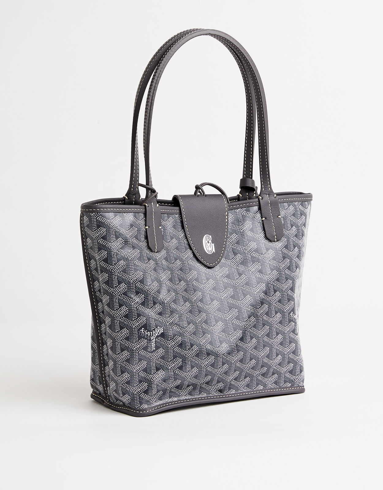 Goyard Anjou Mini Calfskin And Canvas Tote Bag (トートバッグ