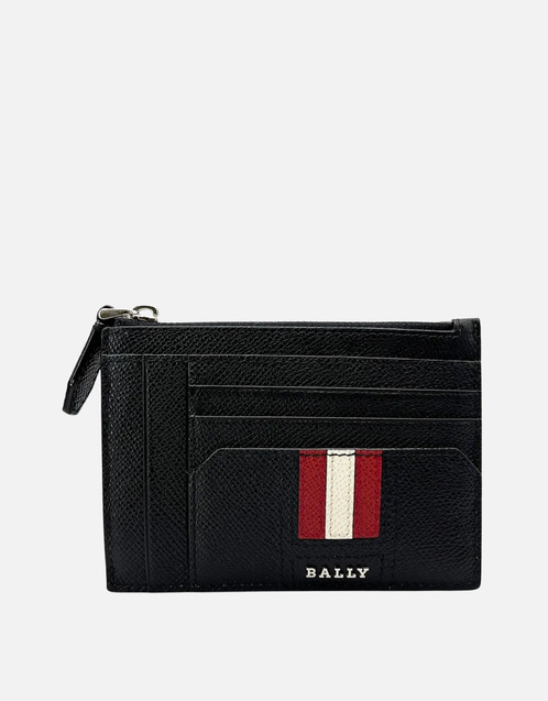 Bally Trock グレインレザー ジップ カードホルダー () IFCHIC.COM