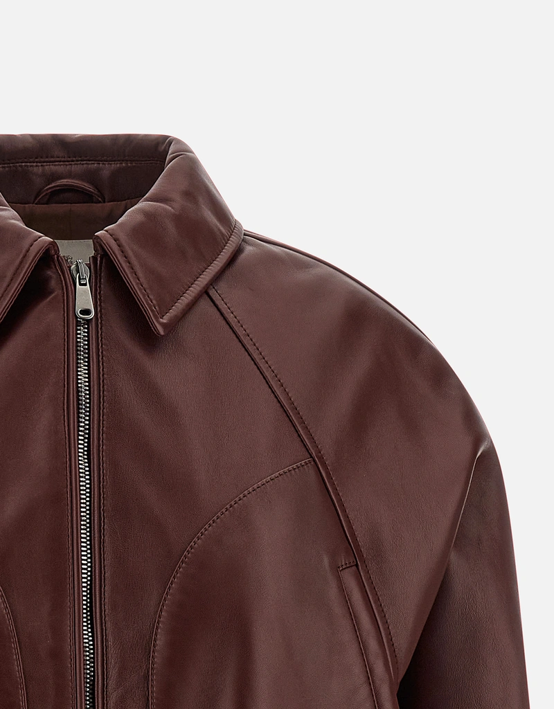 Brunello Cucinelli Nappa レザー ジャケット (すべての新品) IFCHIC.COM