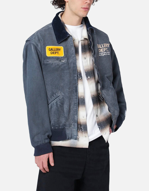 GALLERY DEPT. メンズ コットン ジップ ジャケット (すべての新品