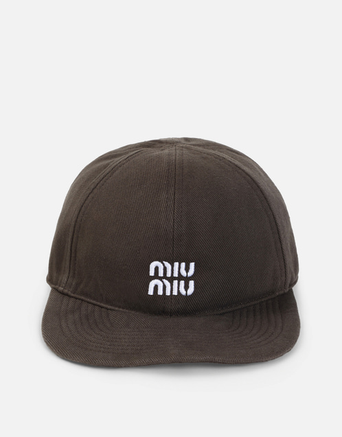 Miu Miu デニムベースボールキャップ (すべての新品) IFCHIC.COM