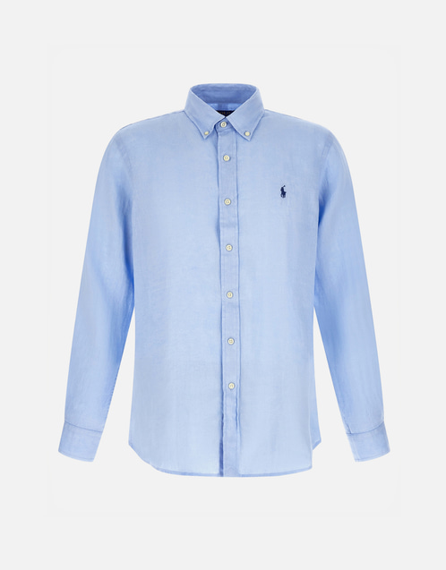 Polo Ralph Lauren メンズ リネン ボタンダウン シャツ (すべての新品