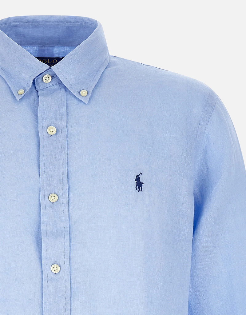 Polo Ralph Lauren メンズ リネン ボタンダウン シャツ (すべての新品