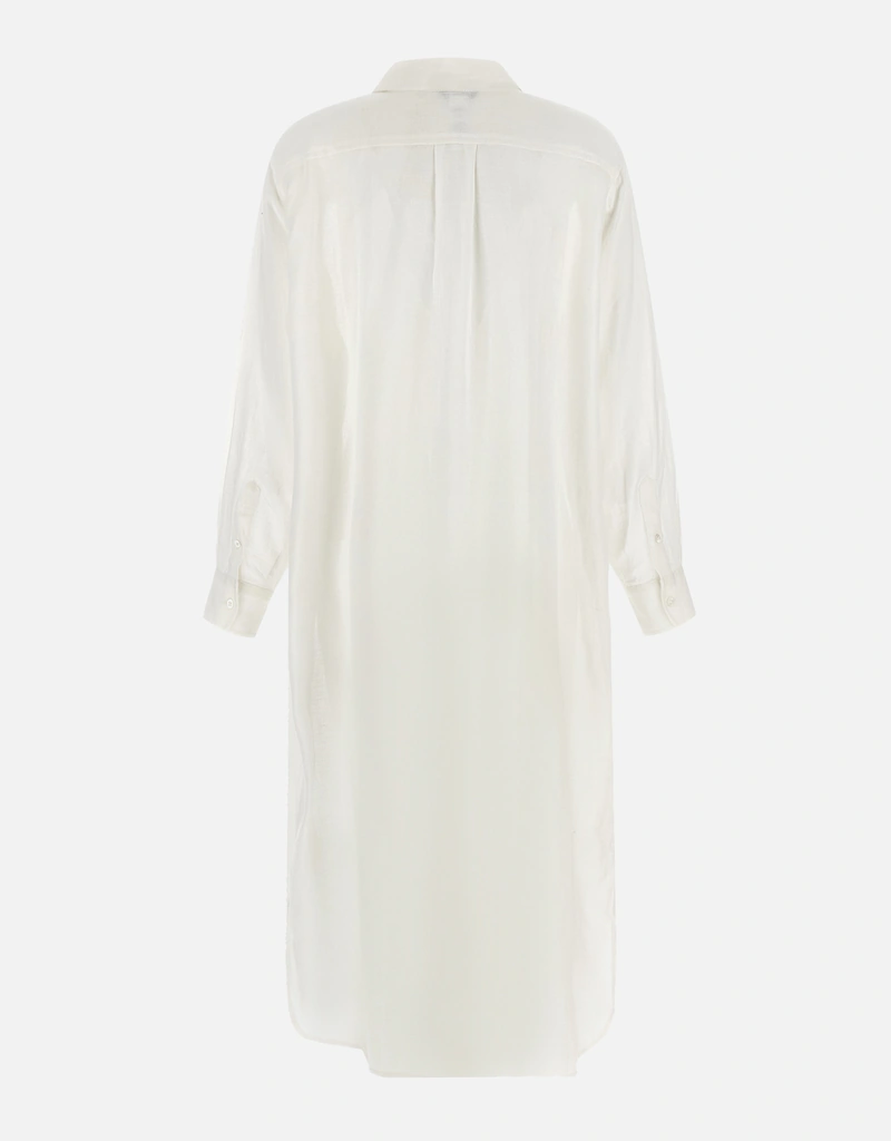 ralph lauren white linen shirt dress Lauren Ralph Lauren Petite 100% Linen Shirt Dress