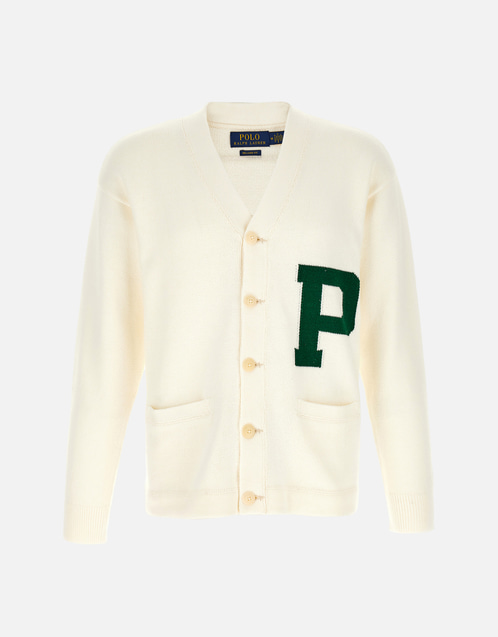 Polo Ralph Lauren メンズ コットン レター カーディガン (すべての