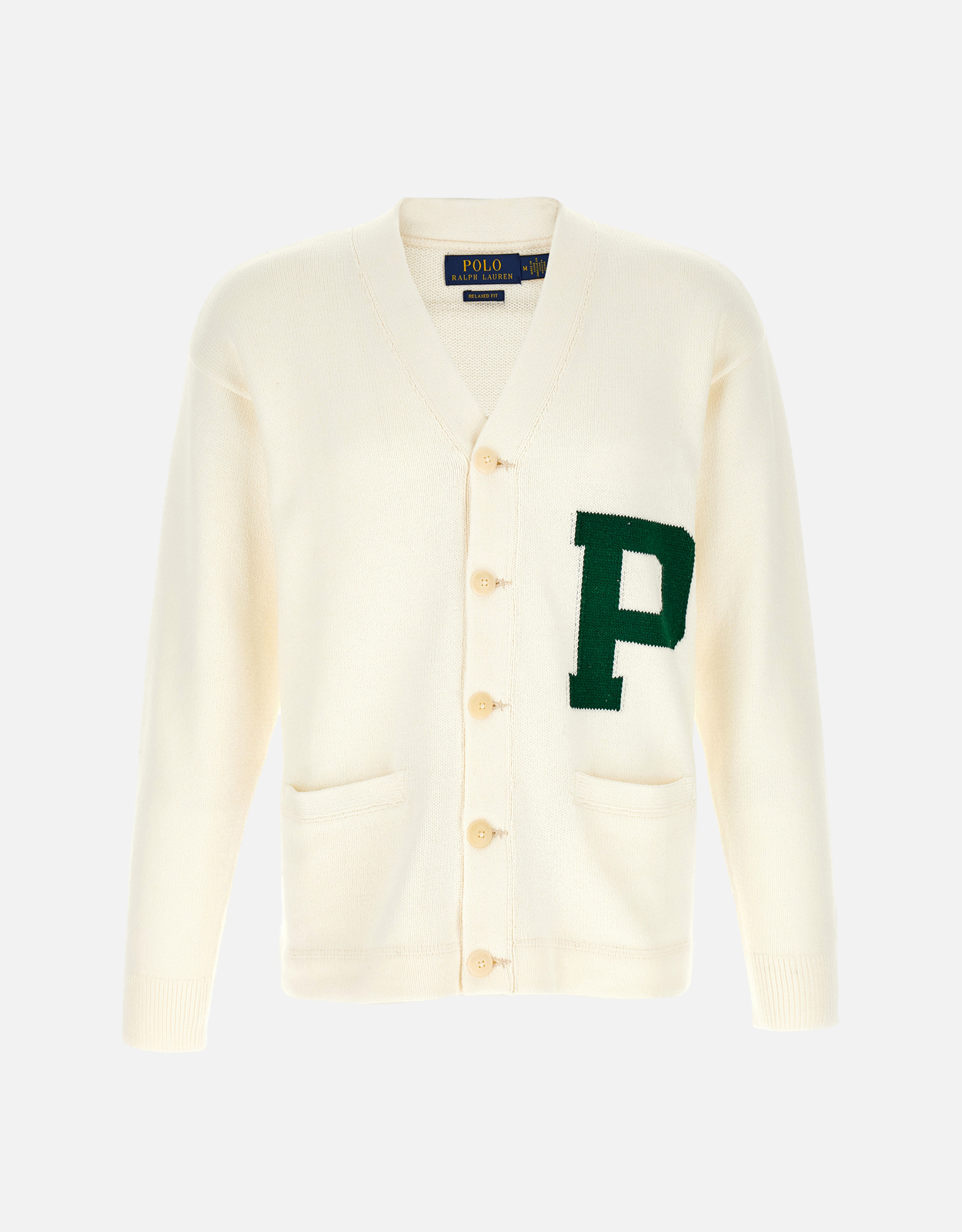 新品・タグ付き！ポロラルフローレン コットン レターマン カーディガン L Polo Ralph Lauren メンズ コットン レター カーディガン (すべての