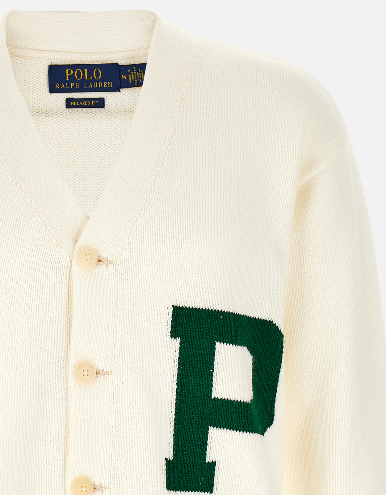 Polo Ralph Lauren メンズ コットン レター カーディガン (すべての