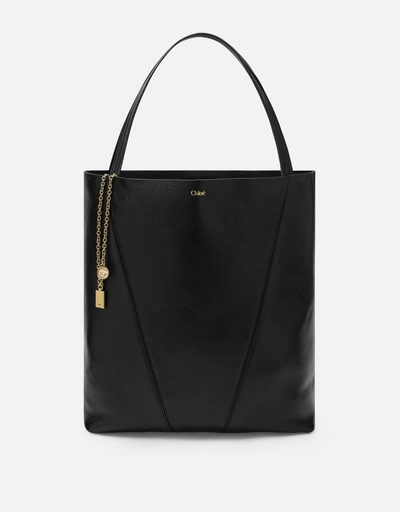 Chloé Spin ラージ グレインレザー トートバッグ () IFCHIC.COM
