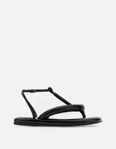 Givenchy Boudoir バイカラー ナッパレザー トングサンダル (すべての