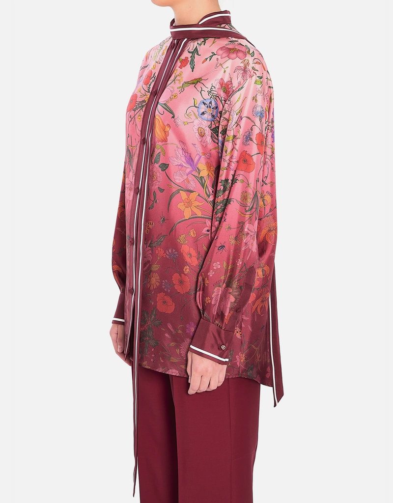 Gucci プリント シルク シャツ (すべての新品) IFCHIC.COM