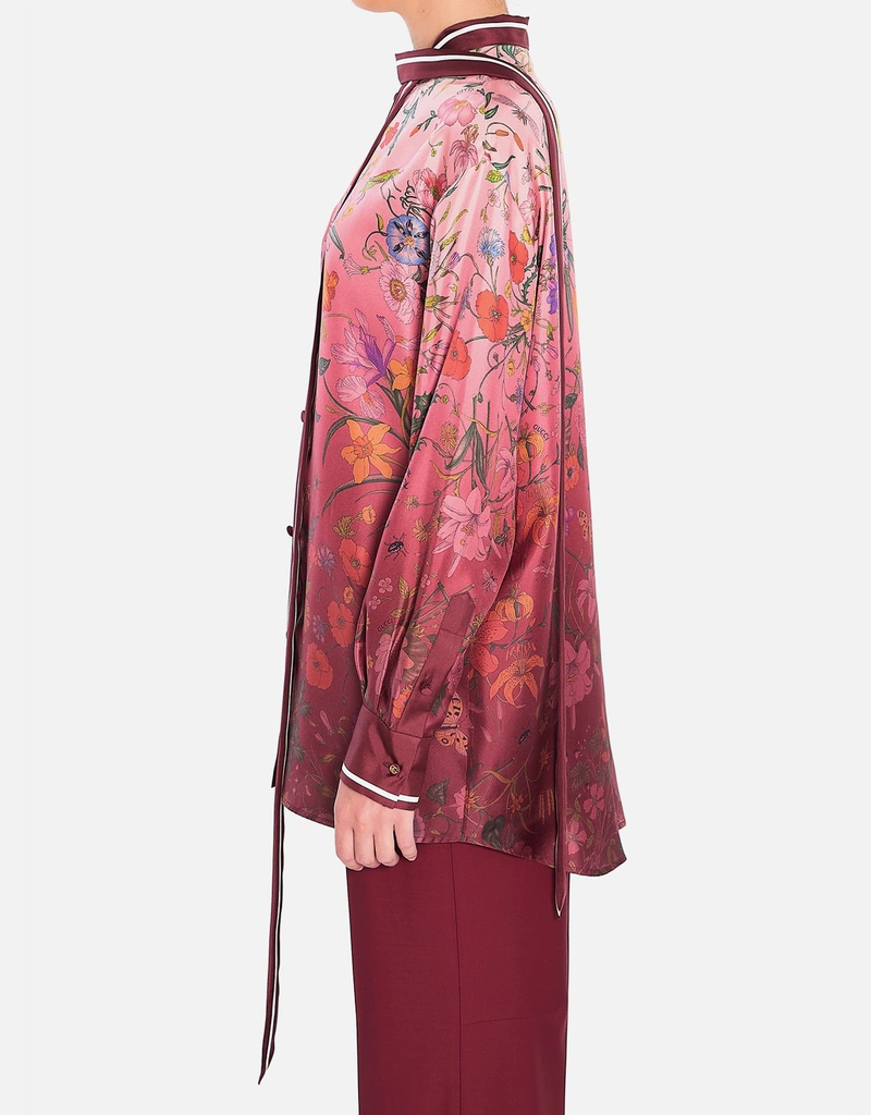 Gucci プリント シルク シャツ (すべての新品) IFCHIC.COM
