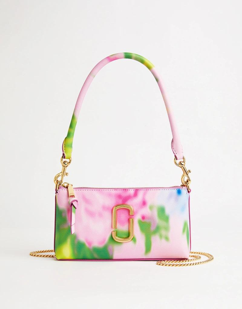 Marc Jacobs スナップショットフローラルプリントレザーショルダー