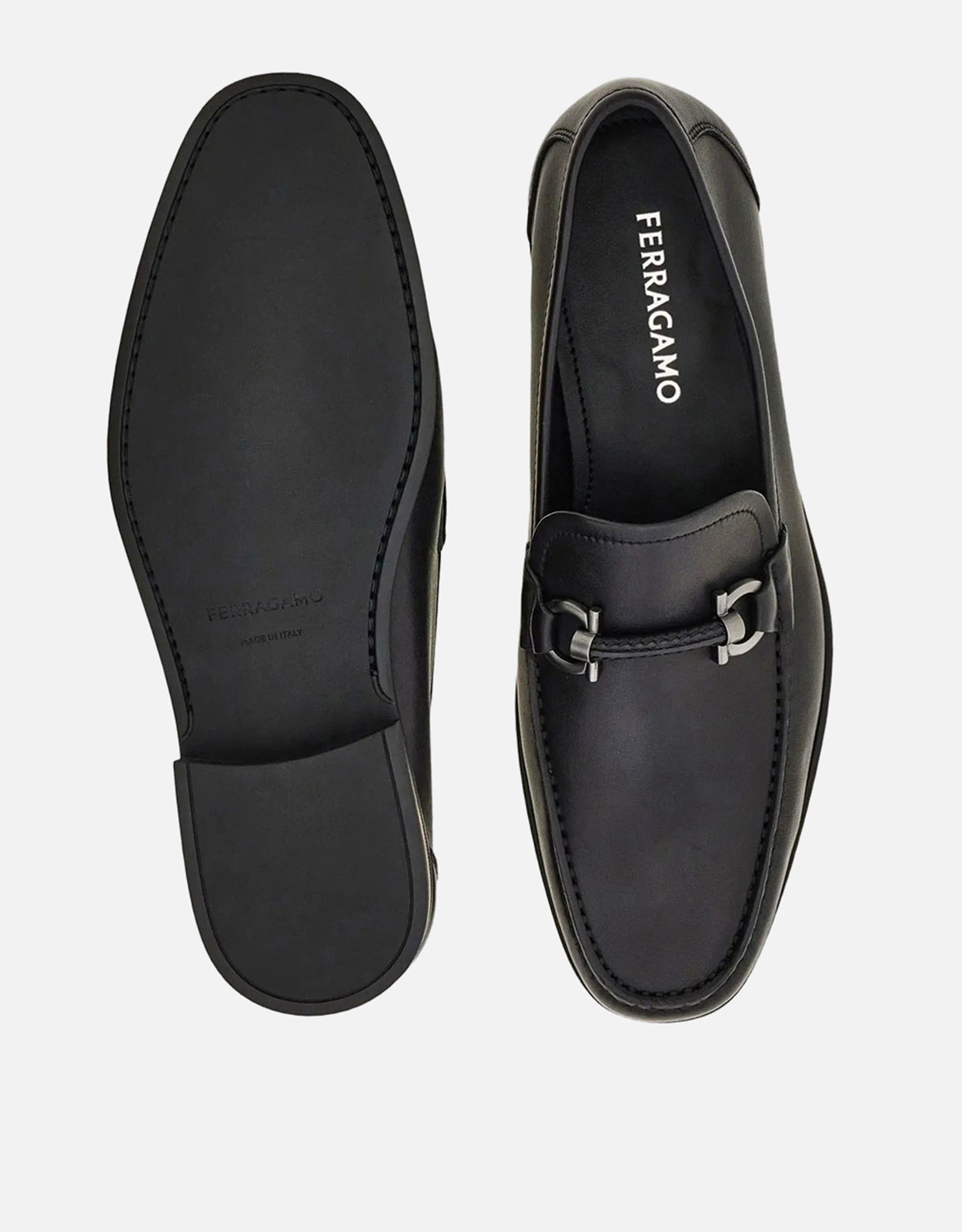 Salvatore Ferragamo メンズ Supreme Gancini Ornament ローファー
