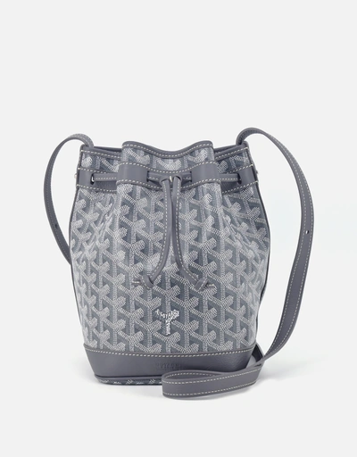 Goyard Petit Flot PM キャンバスアンドカーフスキンクロスボディ