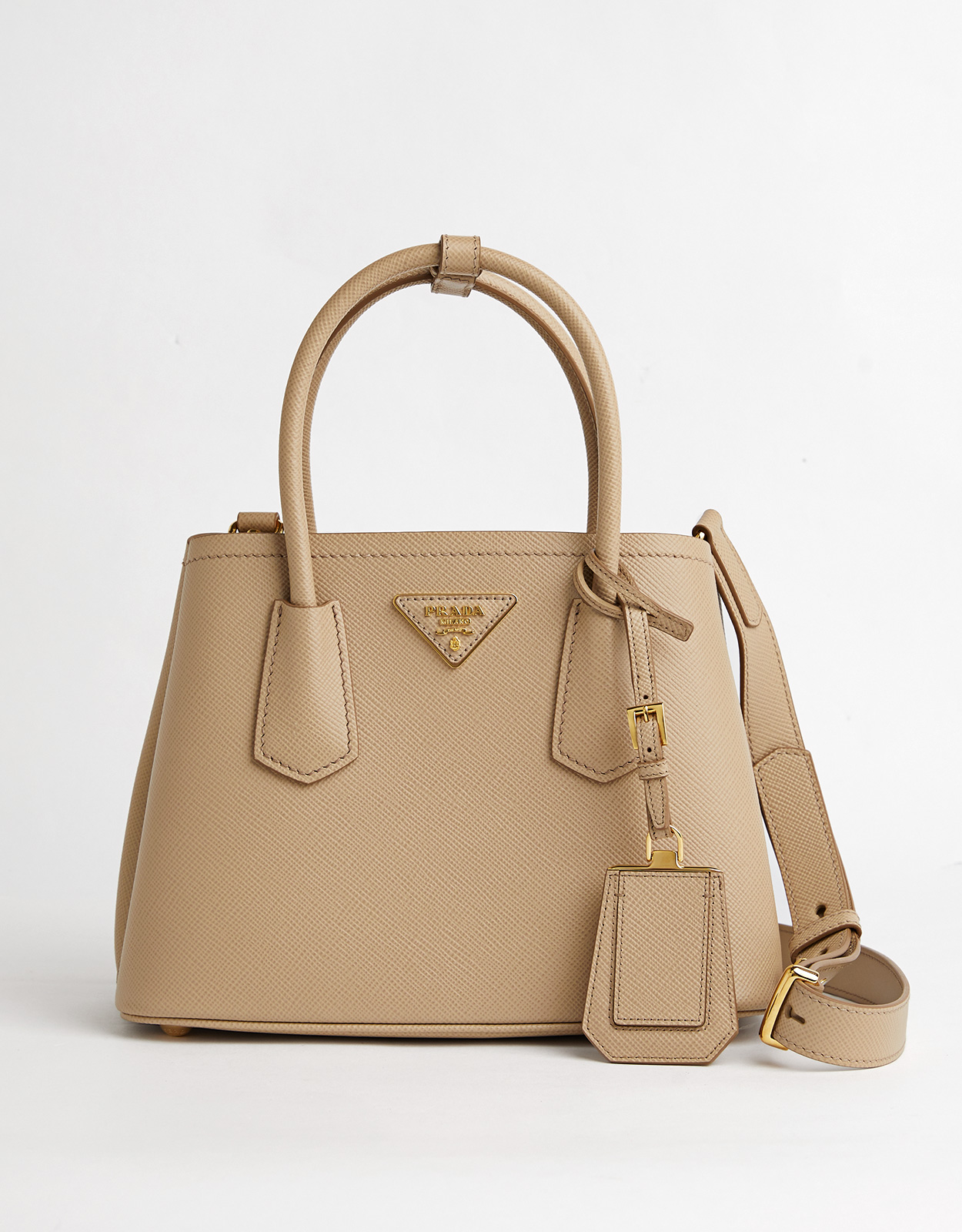 Prada Saffiano Leather Crossbody Bag (Shoulder bags) IFCHIC.COM