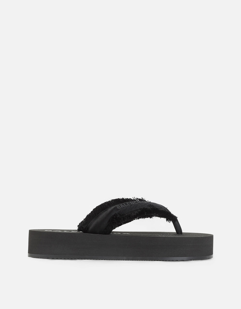 Balenciaga Jet Lag Brushed Satin Sandals () IFCHIC.COM