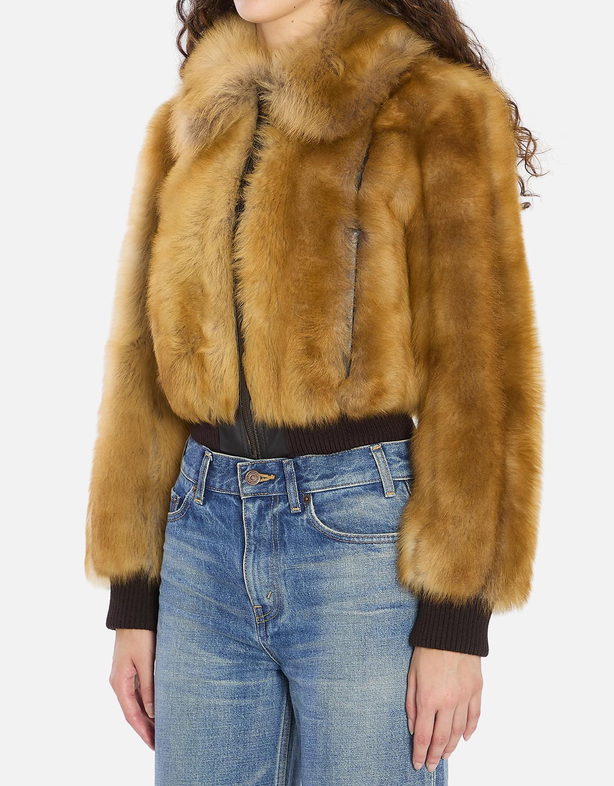 Saint Laurent シアリングボンバージャケット (すべての新品) IFCHIC.COM
