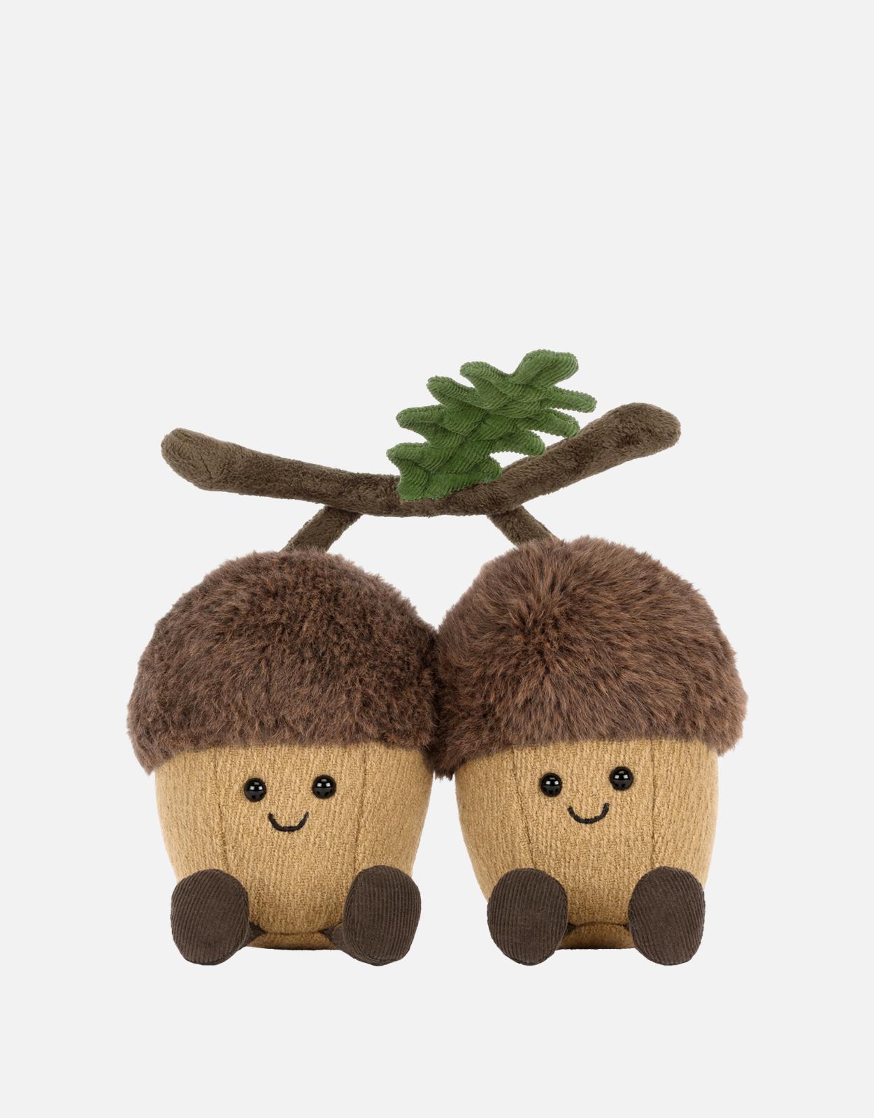 Jellycat アミューザブルズオートアンドタムドングリぬいぐるみ18cm