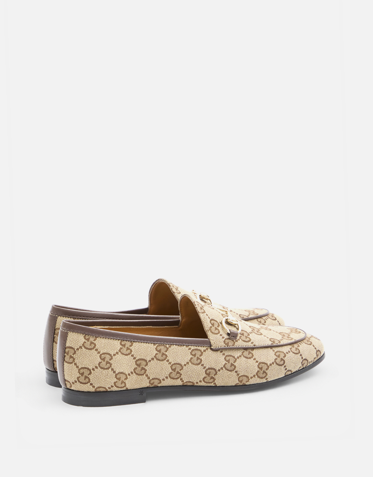 Gucci Jordaan キャンバス ホースビット ローファー (ローファー