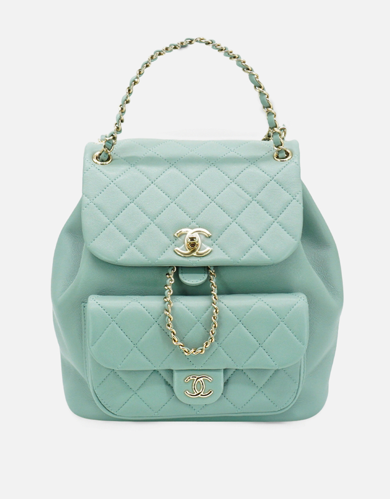 chanel leather backpack replica White/Black Aged Quilted Small Gabrielle Backpack Replique Chanel Hot Chanel