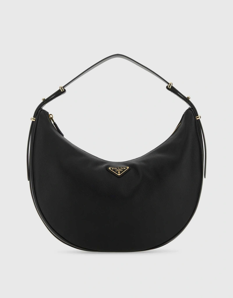 Prada Arqué Large Leather Shoulder Bag (ショルダーバッグ) IFCHIC.COM