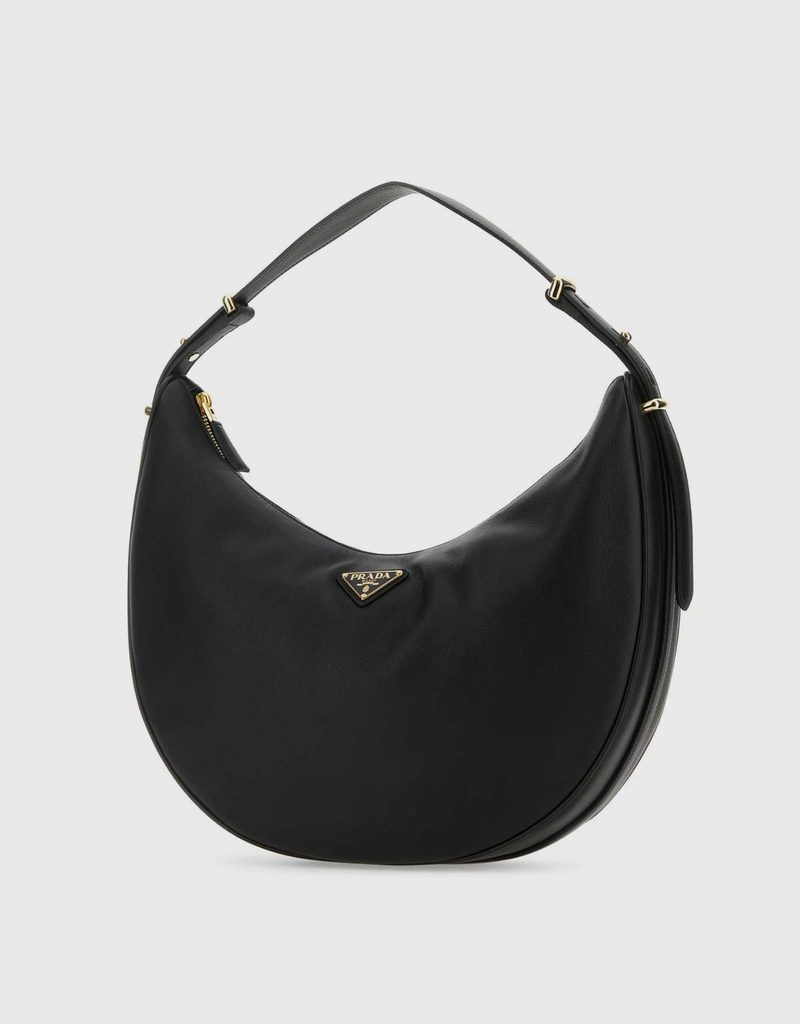 Prada Arqué Large Leather Shoulder Bag (ショルダーバッグ) IFCHIC.COM