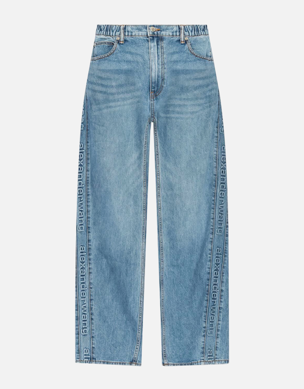 Alexander Wang ロゴ型押しバルーンデニムジョガーパンツ (デニム単品