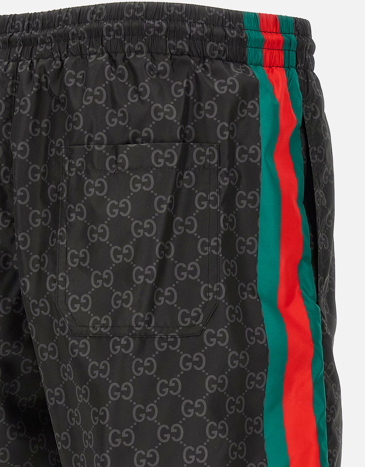 Gucci メンズ GG プリント ナイロン スイムショーツ (すべての新品