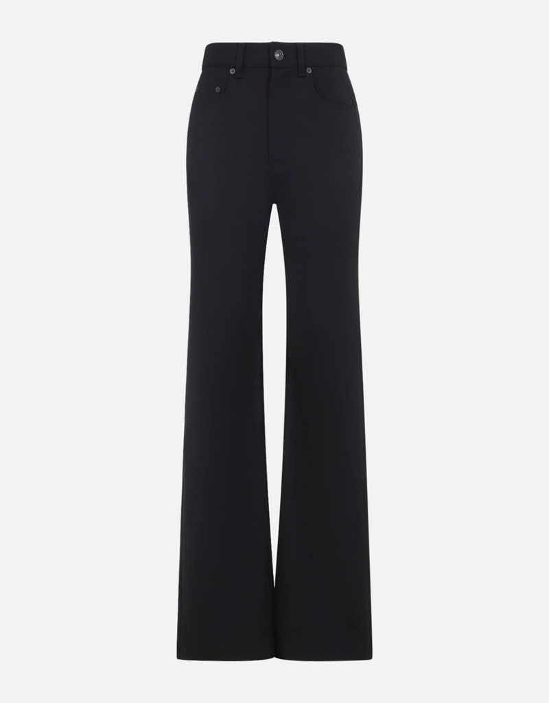 パンツ BALENCIAGA 2011SS Black Wool Slacks Balenciaga Straight Fit Stretch Wool Pants (All New In) IFCHIC.COM