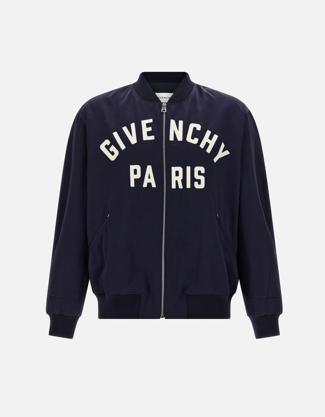 Givenchy メンズCouture Seamサテンボンバージャケット (ジャケット