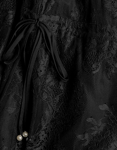 Umbria V-neck Floral Lace Maxi Dress