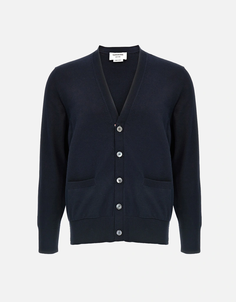 Thom Browne メンズ's 4-Bar Cotton Cardigan () IFCHIC.COM