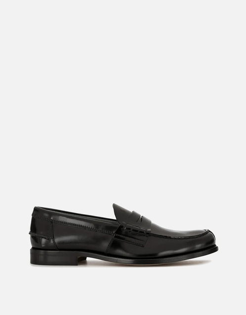 Tod's メンズセミシャイニーレザーペニーローファー (ローファー