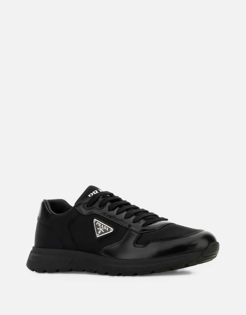 Prada メンズナイロンとカーフレザースニーカー () IFCHIC.COM
