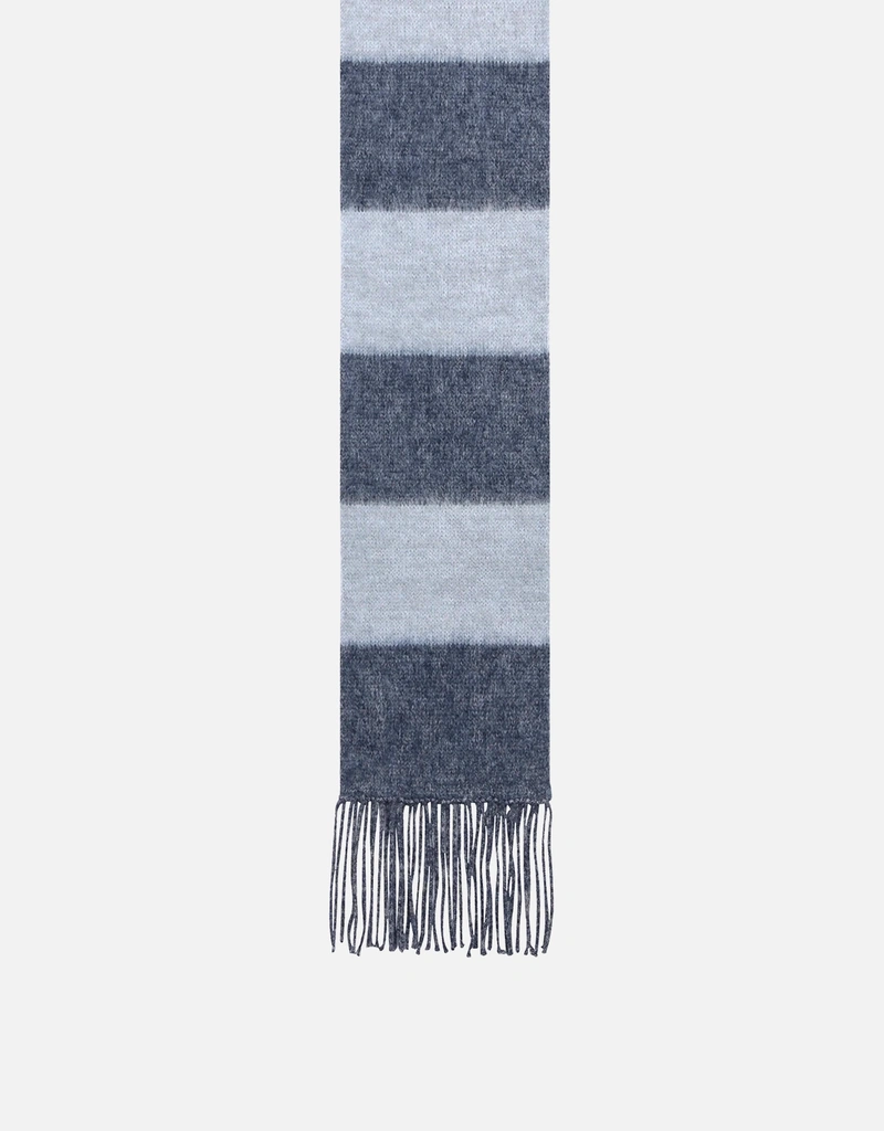 Miu Miu Striped Mohair Blend Scarf (Scarves) IFCHIC.COM