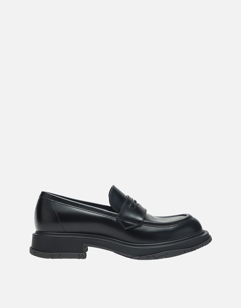 Gucci メンズ ポリッシュ仕上げレザーローファー () IFCHIC.COM