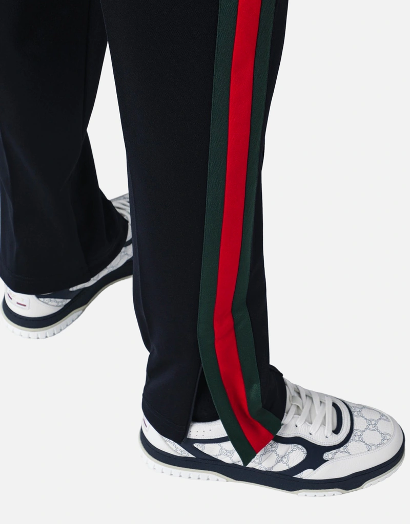 Gucci メンズ テクニカルジャージ ウェブ スポーツウェアパンツ