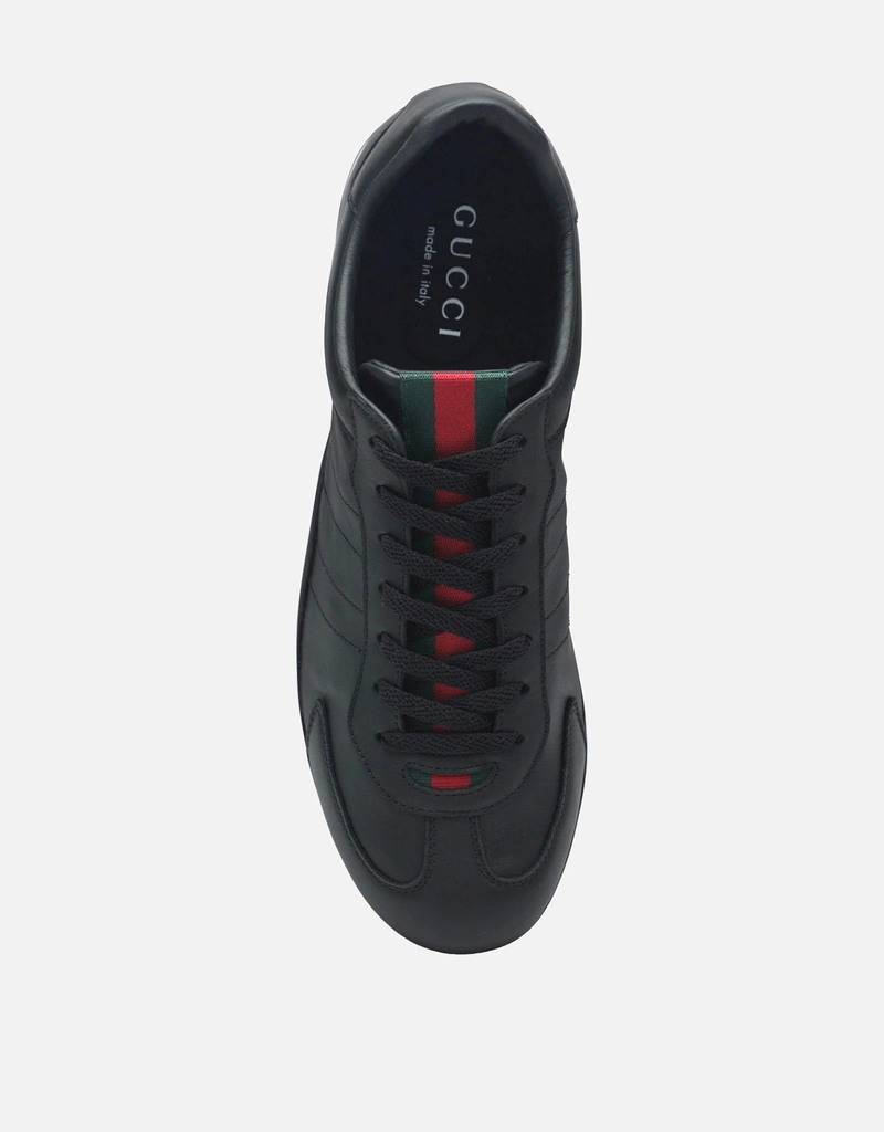 Gucci メンズシフトカーフレザースニーカー () IFCHIC.COM