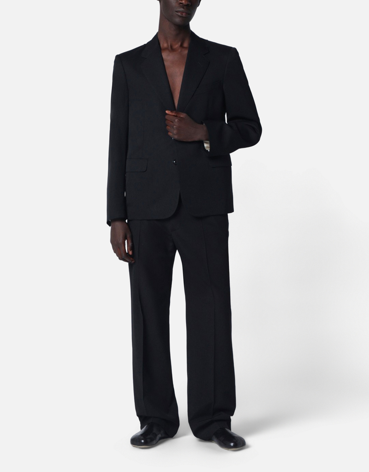 MM6 Maison Margiela Men's Replaced Waist Virgin Wool Pants (All