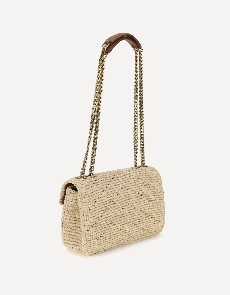 Saint Laurent  ラフィア チェーンショルダーバッグ Saint Laurent ルル小ラフィアチェーンショルダーバッグ (すべての新品