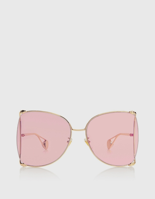 Gucci Oversized Butterfly Shape Squred 