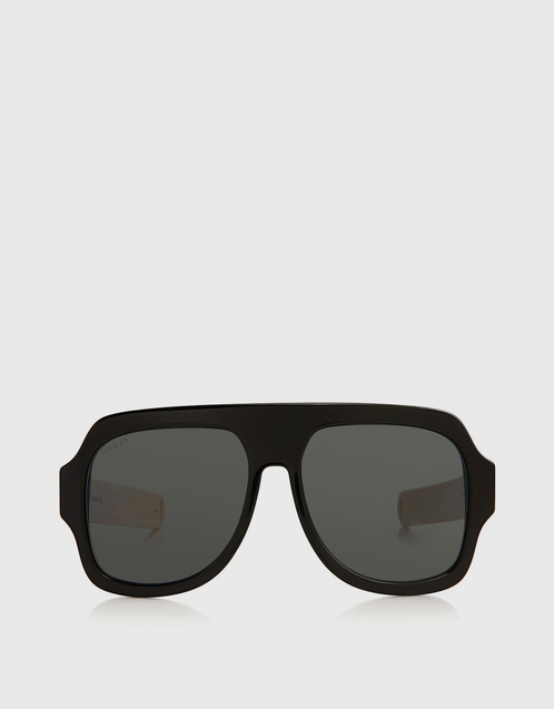 gucci oversized aviator sunglasses